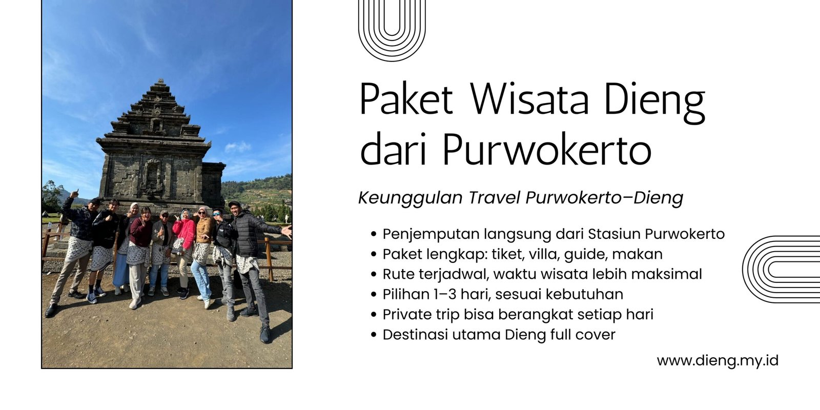 Paket Wisata Dieng dari Purwokerto